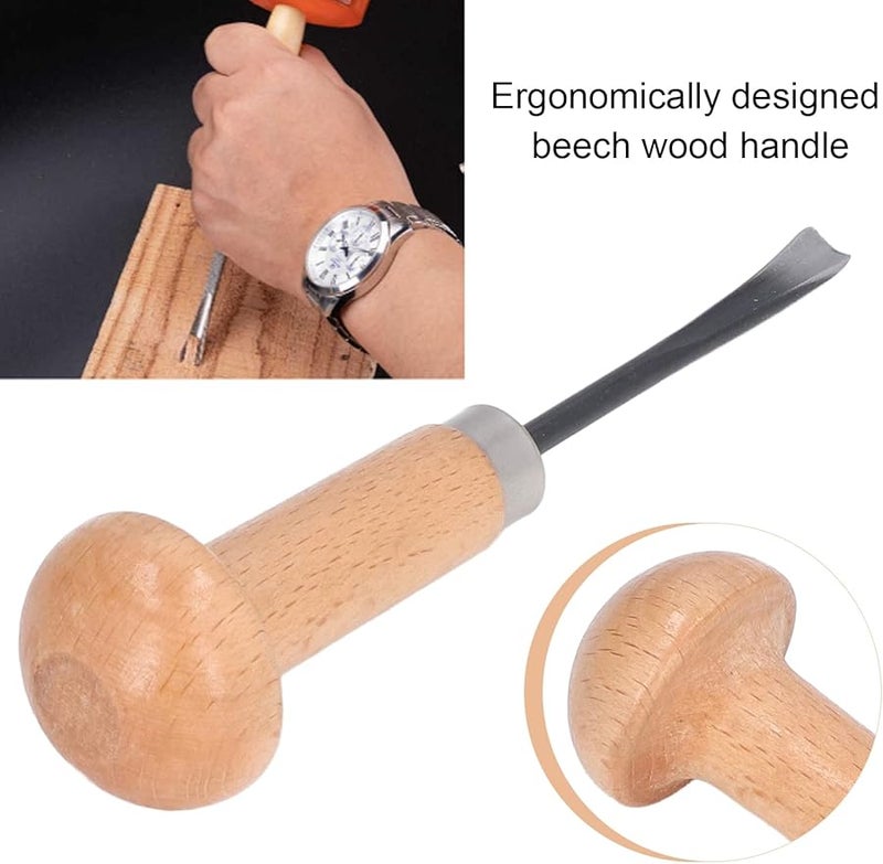 مجموعة إزميل نحت الخشب من الفولاد عالي الصلادة لأعمال النجارة ونحت الزهور - Image 3