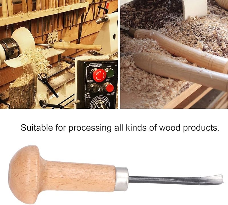 مجموعة إزميل نحت الخشب من الفولاد عالي الصلادة لأعمال النجارة ونحت الزهور - Image 4