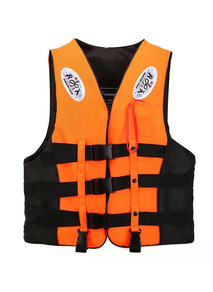 Generic Adult Fishing Foam Life Jacket Water RescueRed Red 