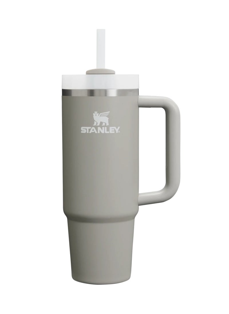 Stanley - Stanley cup Stainless Steel with Lid and Straw for Water Iced Tea,Coffee and Smoothie 887ml - Ash - Image 1