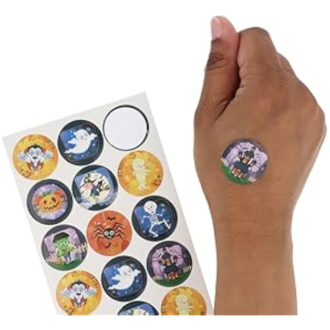 LARGE HALLOWEEN STICKERS 180 ASSORTED STICKERS TRICK OR TREAT TEACHERS SCHOOL REWARD ARTS AND CRAFTS FOR KIDS HALLOWEEN PARTY BAG FAVOURS LOOT BAG FILLERS FOR BOYS AND GIRLS - Image 3