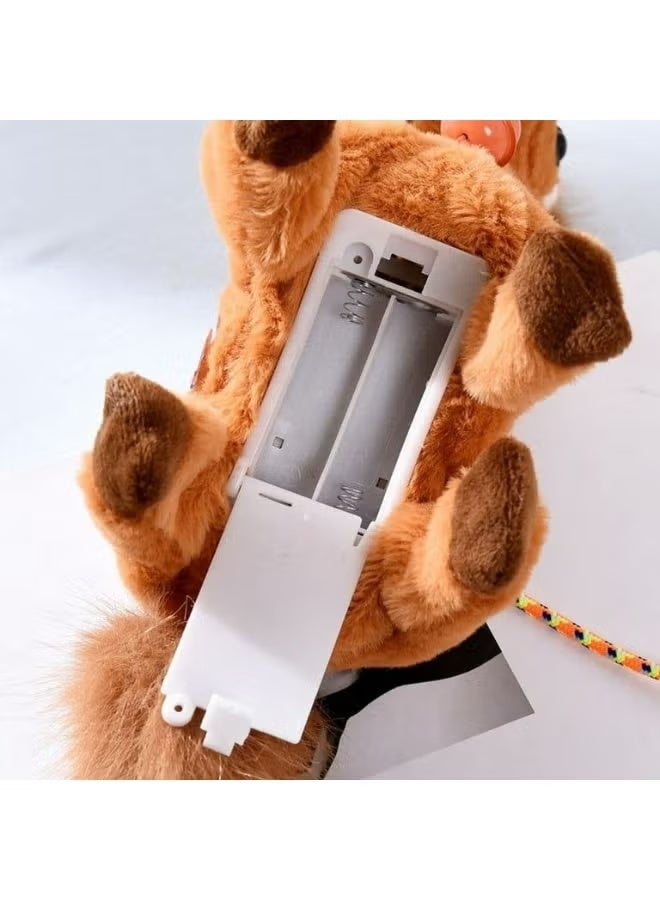 A super cute horse toy with a walking sound and a wagging tail for a fun experience for children (brown) - Image 3