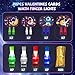 Gocozer Valentines Day Gifts for Kids 28 Pack LED Finger Lights with Space Astronaut themed Valentines Cards for Classroom Finger Flashlights Light Up Toys for Kids Bulk Preschool Valentines Gifts - Image 4