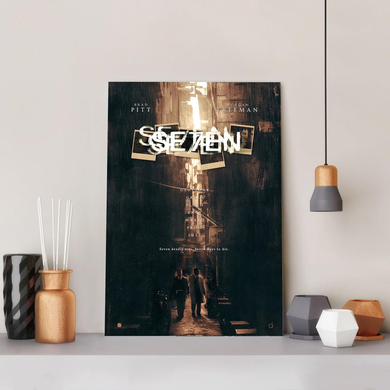 TNESSENTIAL Se7en Movie Poster, High Quality Canvas Prints, Wall Art, Home Decor, Perfect Gift, Unframed Poster - Image 3