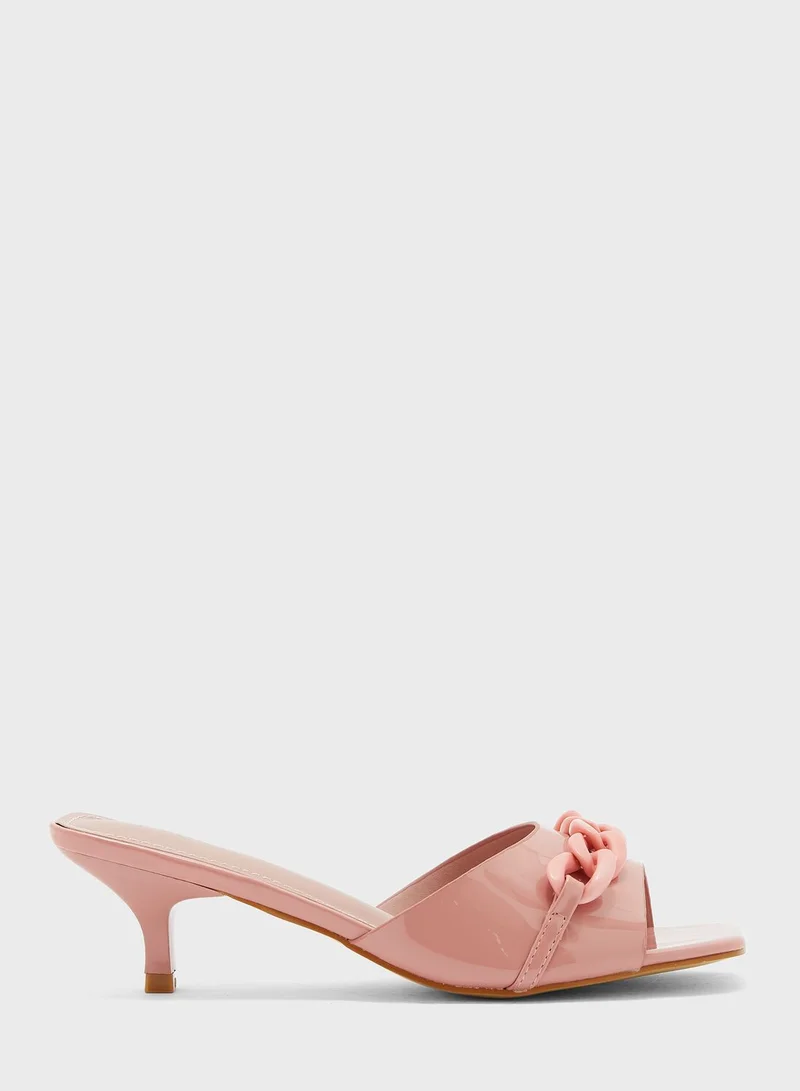 FYOR One Strap Low Heel Sandals