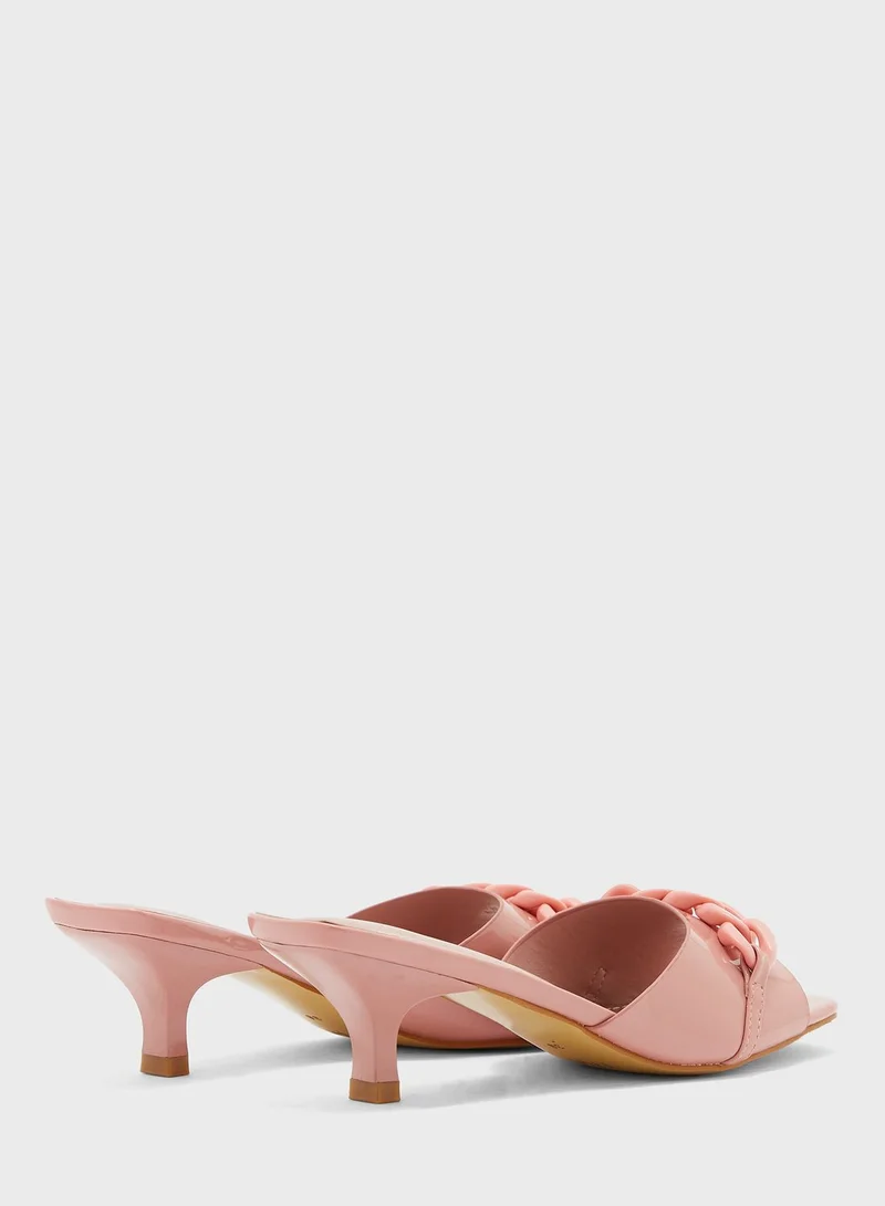 FYOR One Strap Low Heel Sandals