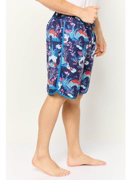 Sovereign Code Men Allover Print Drawstring Board Shorts, Multicolor  - Image 3