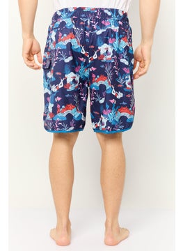 Sovereign Code Men Allover Print Drawstring Board Shorts, Multicolor  - Image 4
