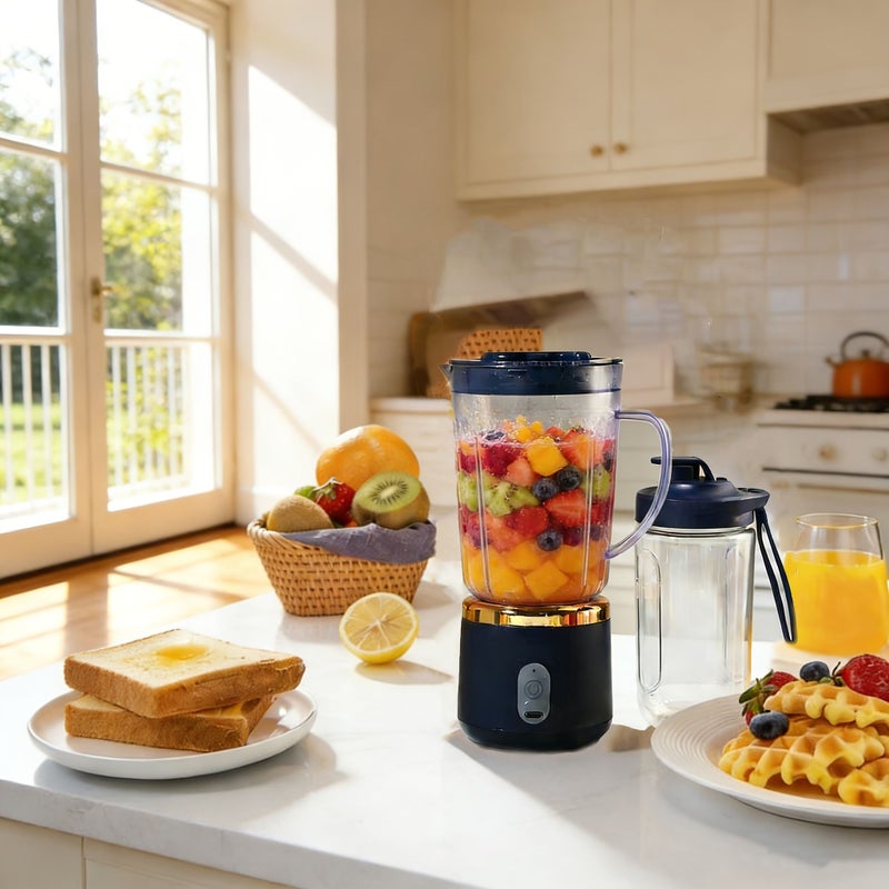 White Single Cup Portable USB Juicer for Fruits and Vegetables - Image 3