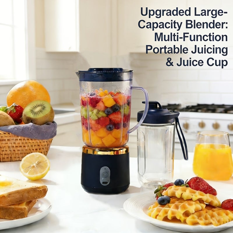 White Single Cup Portable USB Juicer for Fruits and Vegetables - Image 4