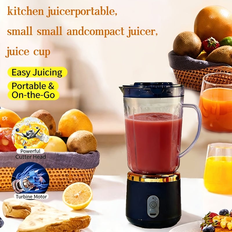 White Single Cup Portable USB Juicer for Fruits and Vegetables - Image 5