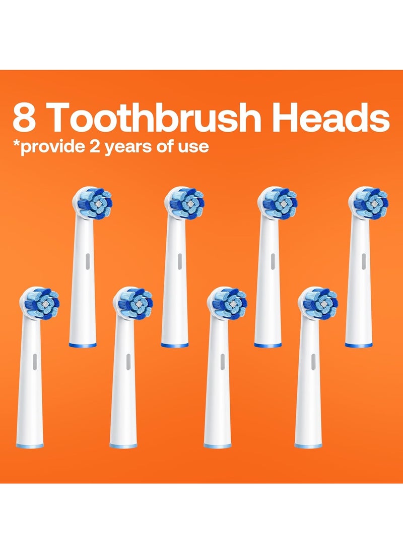 Bitvae - Bitvae R2 Rotating Electric Toothbrush for Adults with 8 Brush Heads, Travel Case, 5 Modes Rechargeable Power Toothbrush with Pressure Sensor, 3 Hours Fast Charge for 30 Days - Image 1