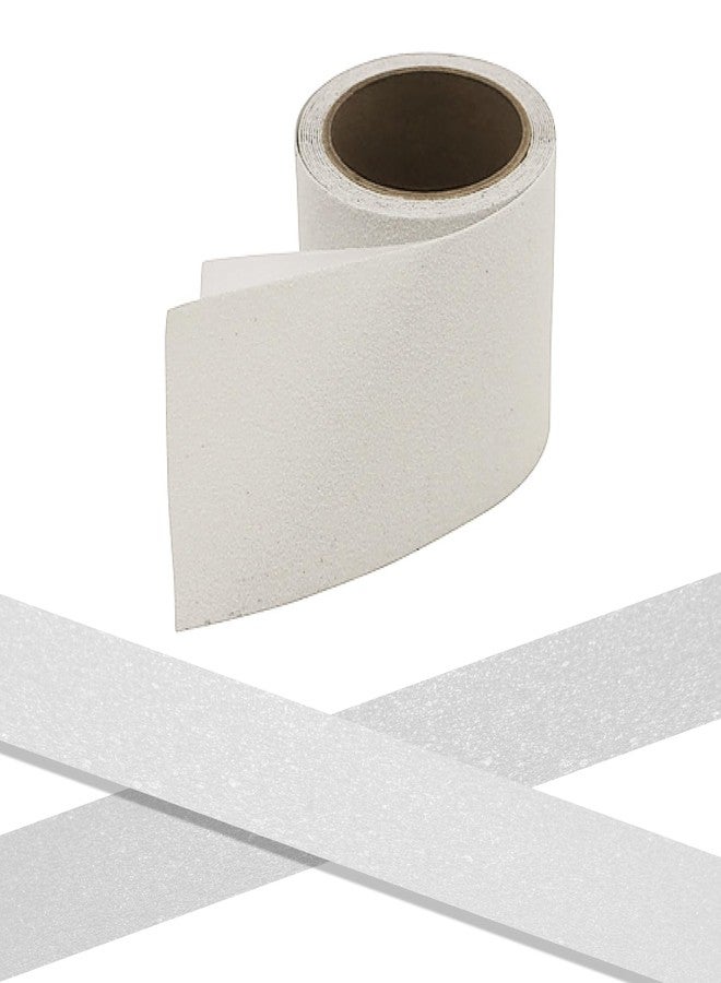 FindTape AST-35 Solid Colors Anti-Slip Non-Skid Tape, 4 in. x 10 ft. (White) - Image 1