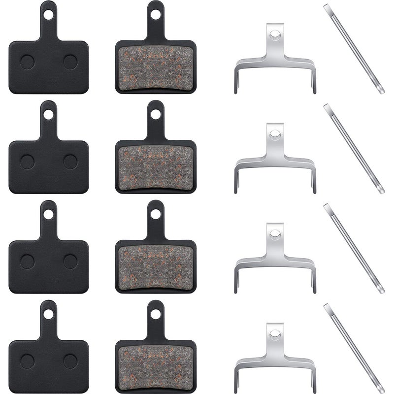 Zonon 4 Pairs Bike Brake Pads Compatible with Trp Tektro Shimano Deore Br-m575 M525 M515 T615 T675 M505 M495 M486 M485 M475 M465 M447 M446 M445 M416 M415 M395(Semi Metallic Pads) - Image 3