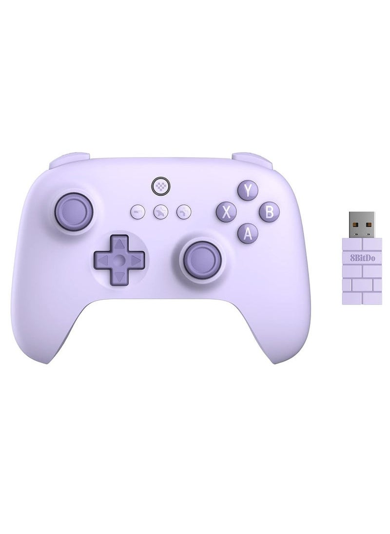 ماركة غير محددة C 2.4g Wireless Controller for Windows PC, Android, Steam Deck u0026 Raspberry Pi (Lilac Purple)  - Image 1