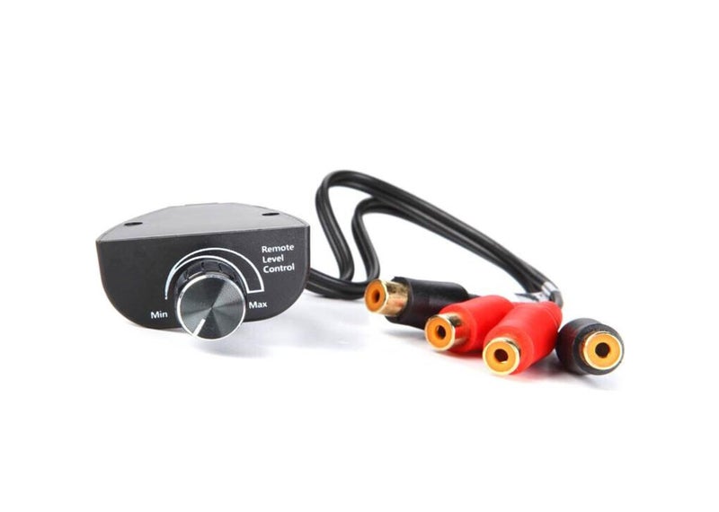Scosche Universal RCA Bass Boost Controller Knob for Car Audio Amplifier Subwoofer - Car Speaker Amp Remote Volume Control - Gain Level Controller - Image 2