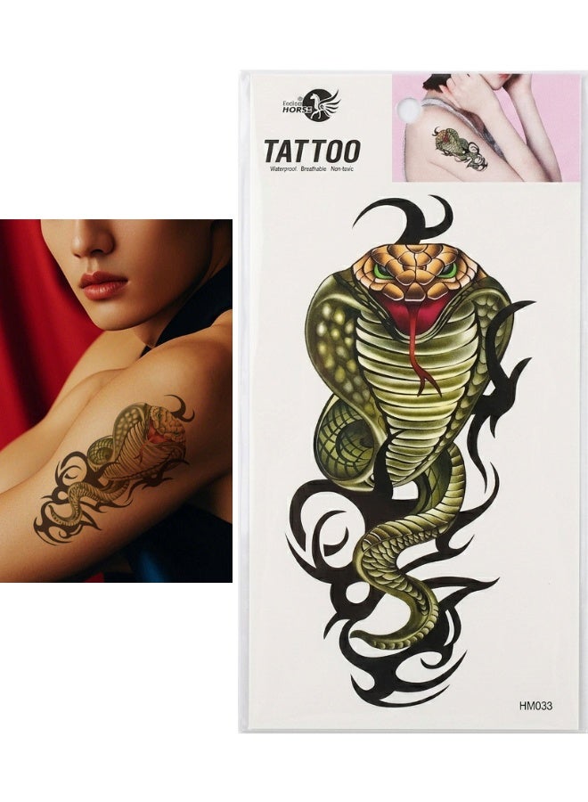 Temporary Tattoo Stickers, Water Transfer, and Multicolored - Image 1