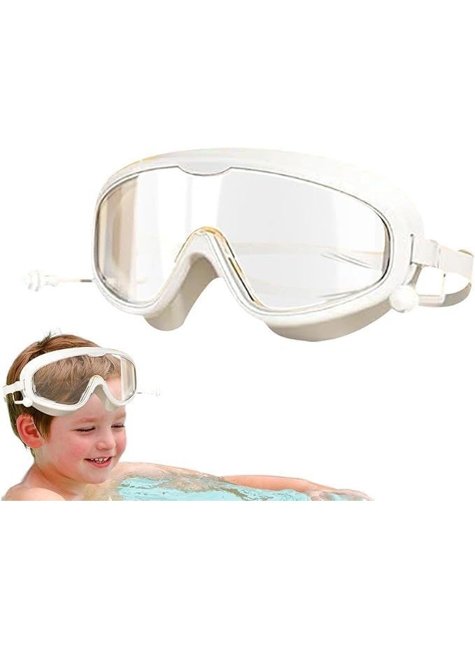 نظارات سباحة ، حماية من الأشعة فوق البنفسجية ، لا تسرب المياه ، تصميم جسر الأنف، ملاءمة مريحة، حزام نظارات قابل للتعديل للأولاد والبنات ( متعدد الألوان ) - Image 2