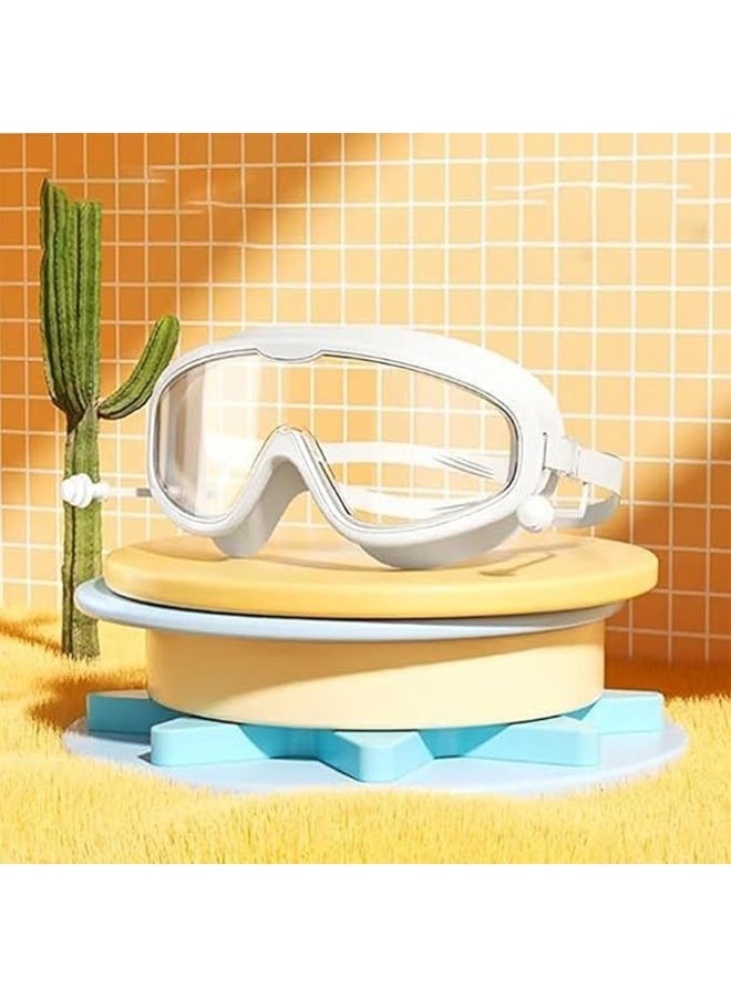 نظارات سباحة ، حماية من الأشعة فوق البنفسجية ، لا تسرب المياه ، تصميم جسر الأنف، ملاءمة مريحة، حزام نظارات قابل للتعديل للأولاد والبنات ( متعدد الألوان ) - Image 3