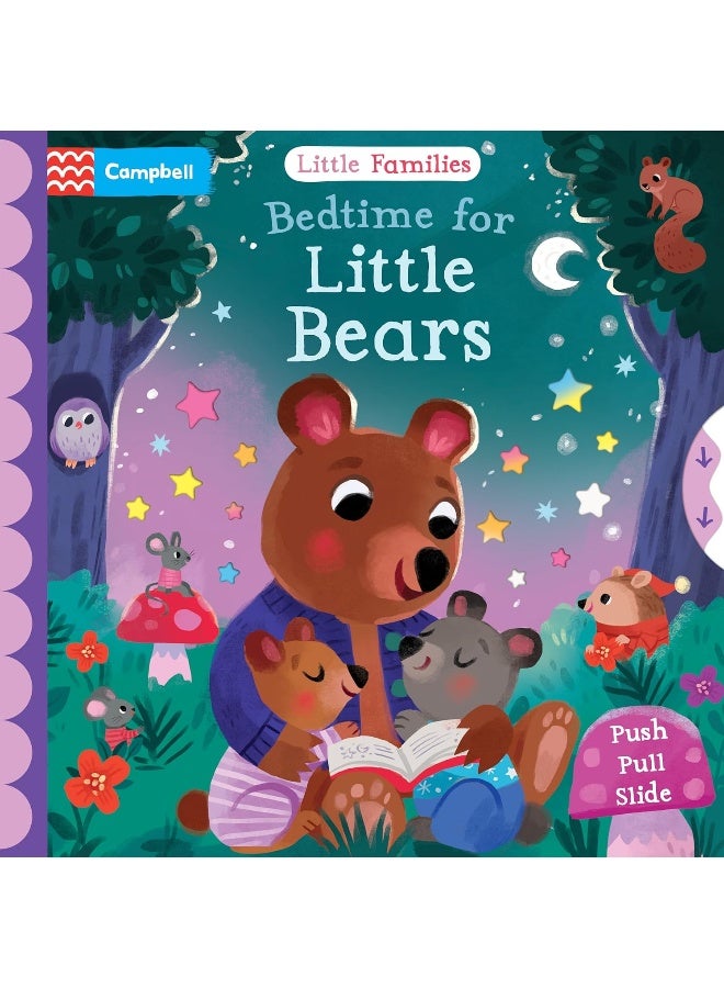 Bedtime for Little Bears: A Push Pull Slide Book  - Image 1