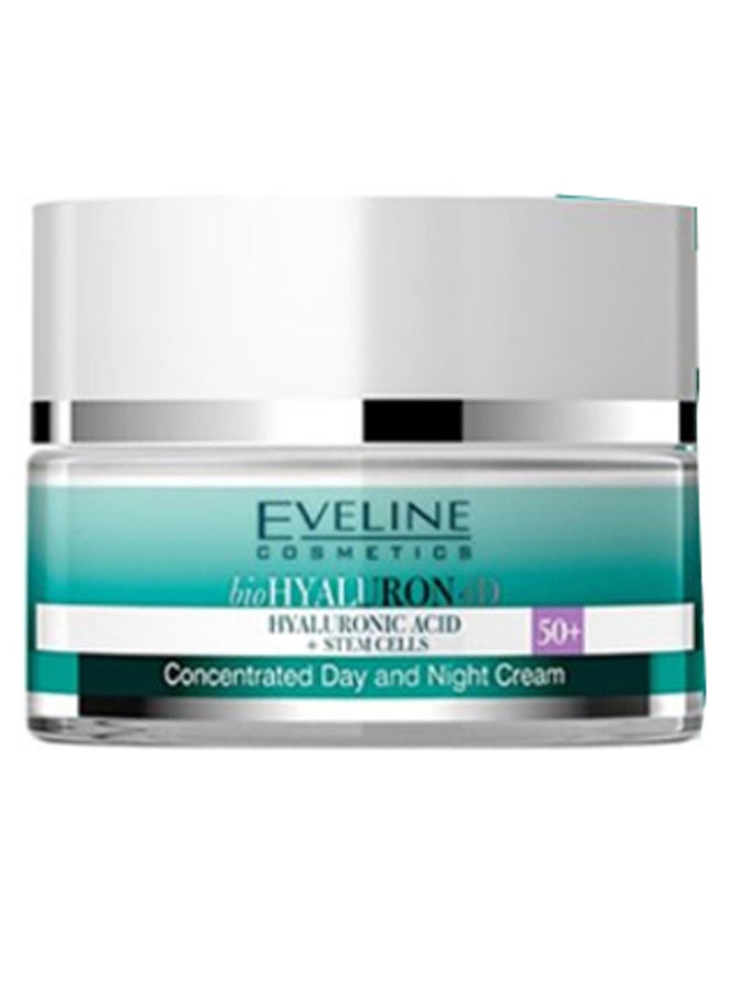 Eveline Cosmetics Hyaluronic Clinic B5 Day And Night Lifting Cream, Spf 50+, Remodeling Facial Oval 50ml - Image 2