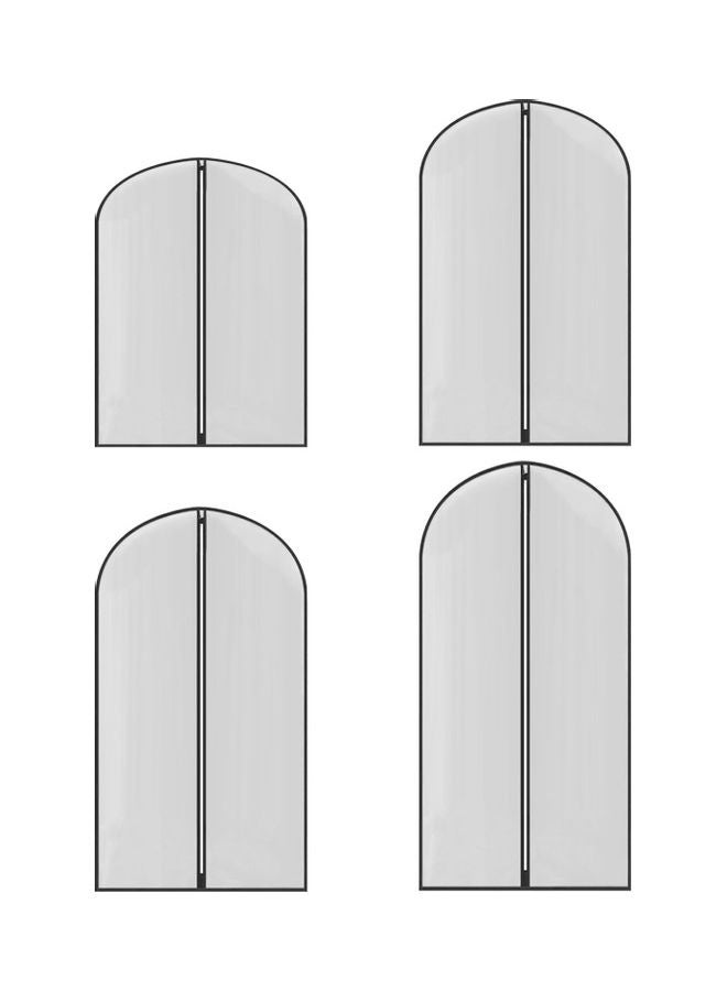 Loquat 4-Piece Hanging Garment Bag White - Image 1