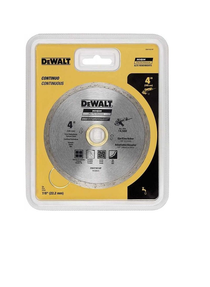 DEWALT Dewalt Continuous Diamond Blade 105mm  - Image 1