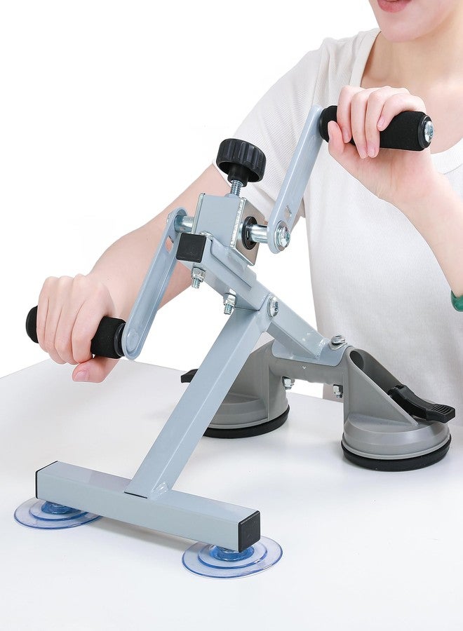 JFMkaer Arm Bike for Physical Therapy, Multifunction Rehabilitation Exerciser for Arm and Shoulder, Stroke Rehab Equipment, Portable Indoor Arm Cycle for Seniors, Adjustable Resistance, Anti-Slip - Image 1