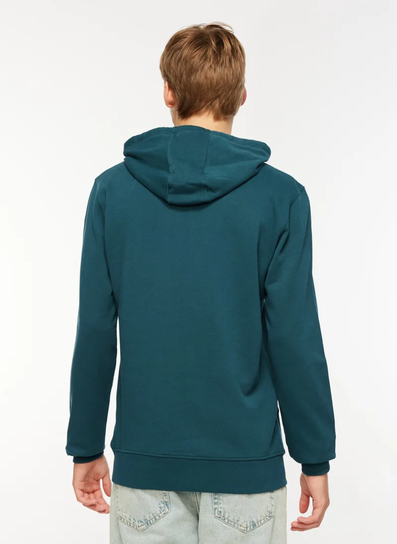 Jack Wolfskin Arthur Hoody Green Men's Hooded Sweatshirt 1000001TR