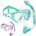 Seago 2 Pack Kids Snorkel Set Dry Top Snorkel Mask Snorkeling Gear for Kids Boys Girls Youth, No Leak Comfy MouthPiece - Image 2