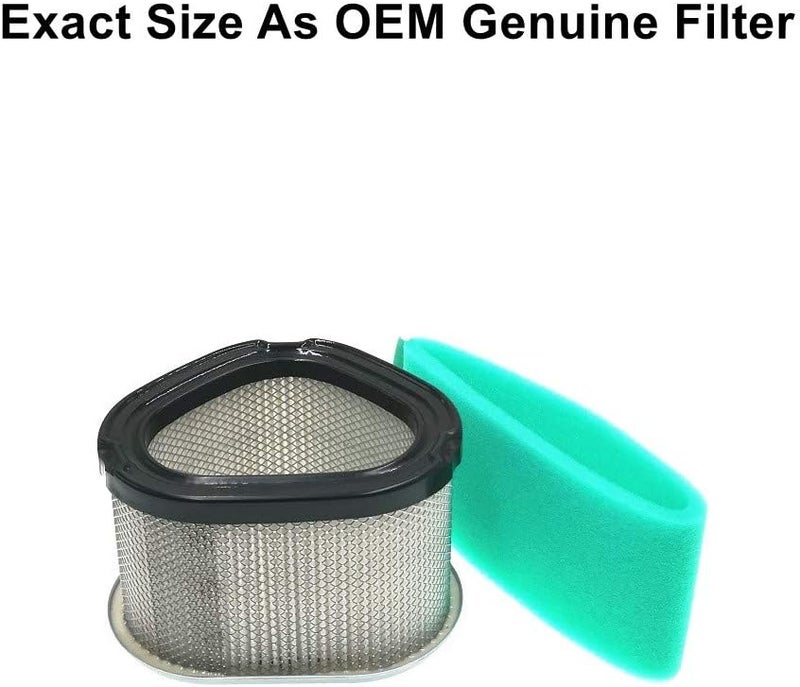 MOWFILL 2 Pack 12 083 05 Air Filter Replace for Kohler 12 083 05-S, 12 083 05-S1, 12 083 14, 12 883 05-S1, 1208305, John Deere GY20574 M92359 AM121608 AM123553 Lesco 050585 With 12 083 08 Pre Filter - Image 3