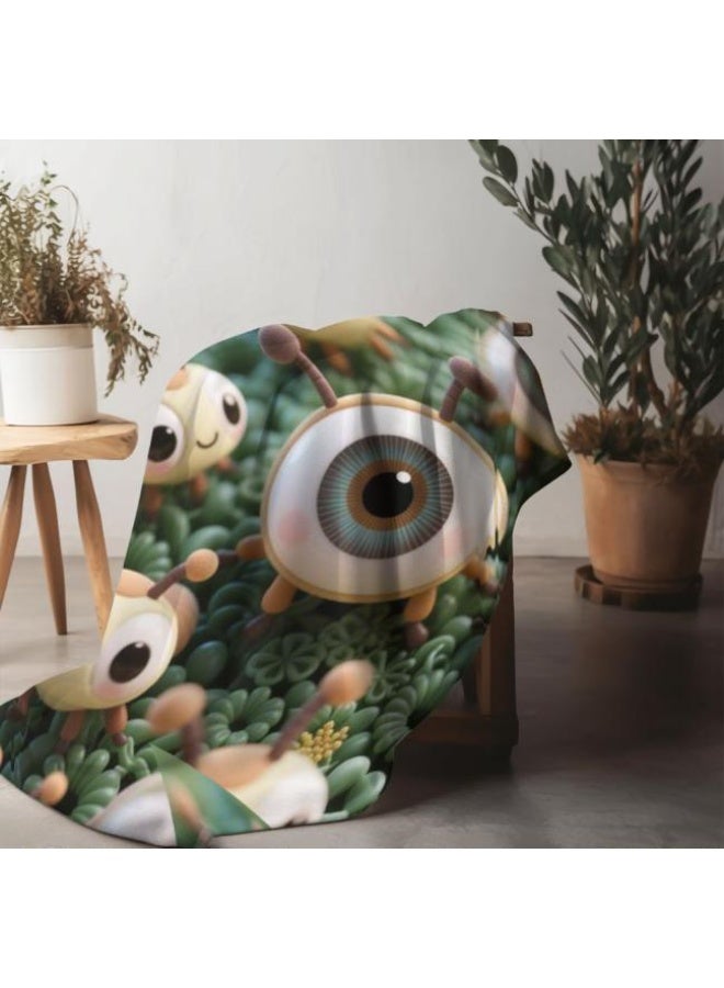 general Children's or student cartoon flannel thin blanket (warm and comfortable, suitable for sleep, games) 100cm*150cm - 832 - Image 2