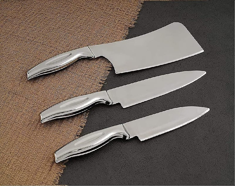 WRYER 3 PCS Stainless Steel Kitchen Knife Sets - Image 3