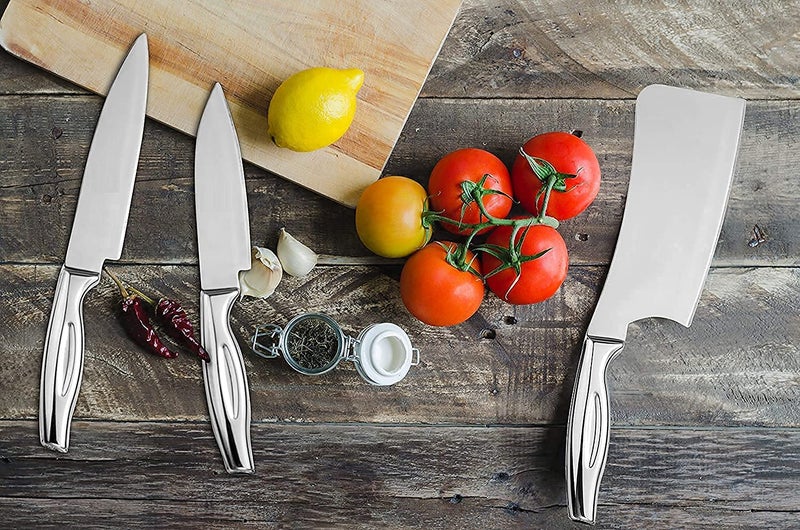 WRYER 3 PCS Stainless Steel Kitchen Knife Sets - Image 4