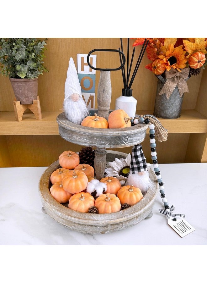 Winlyn 12 Pcs Small Artificial Orange Pumpkins Decorative Fall Pumpkins Rustic Harvest Pumpkins Foam Pumpkins for Gifts Wedding Baby Shower Thanksgiving Halloween Table Centerpiece Mantel Bowl Décor - Image 4