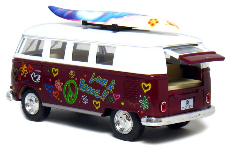 كين سمارت طقم سيارات فولكس فاجن كلاسيكية 1962 من 4 قطع طراز KT5060D-PS4 - Image 3