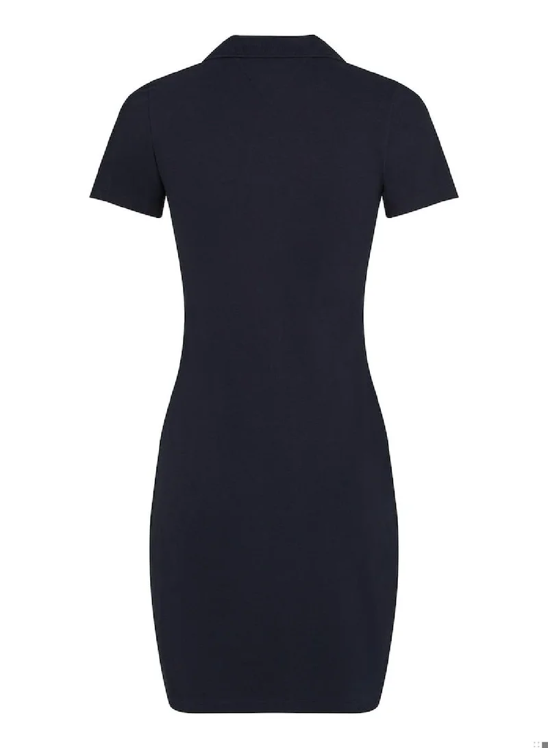 TOMMY HILFIGER Navy Knit Dress