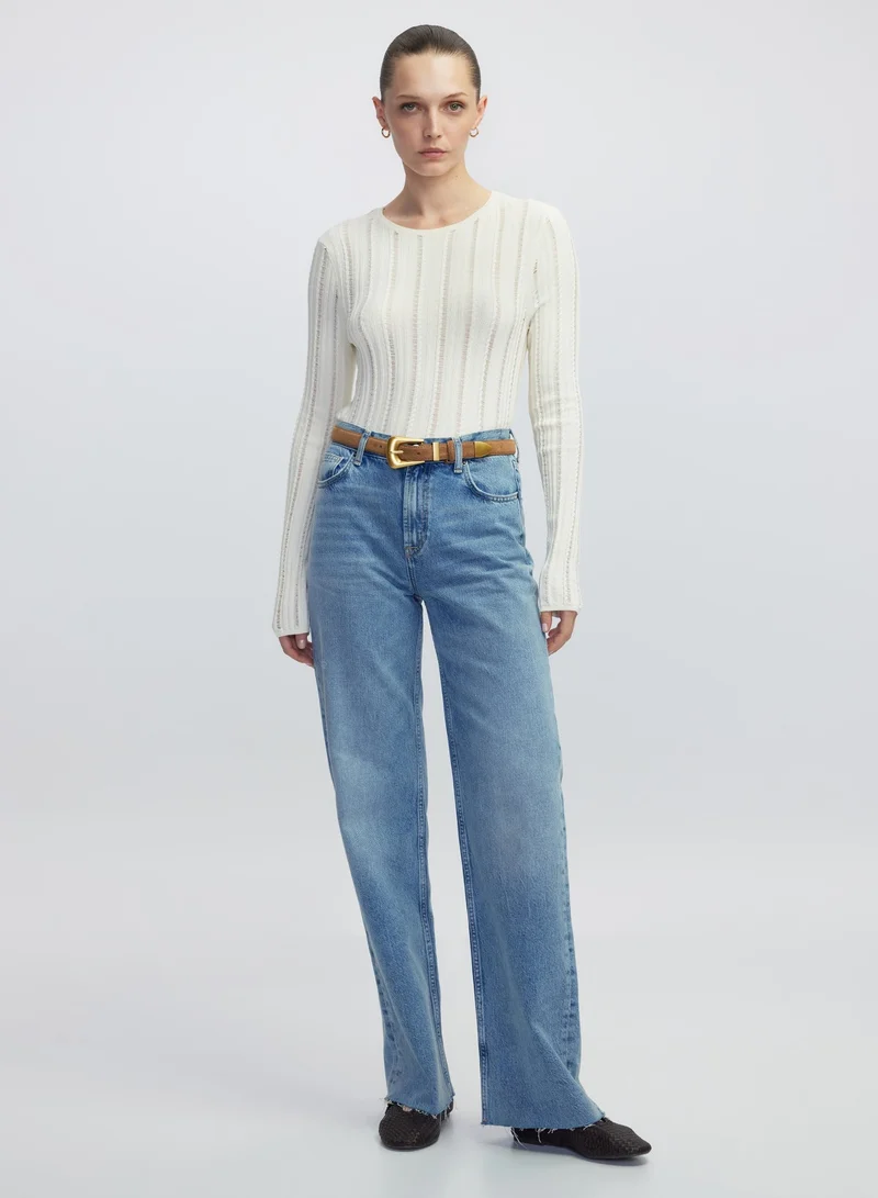 Ipekyol Openwork Knit Top