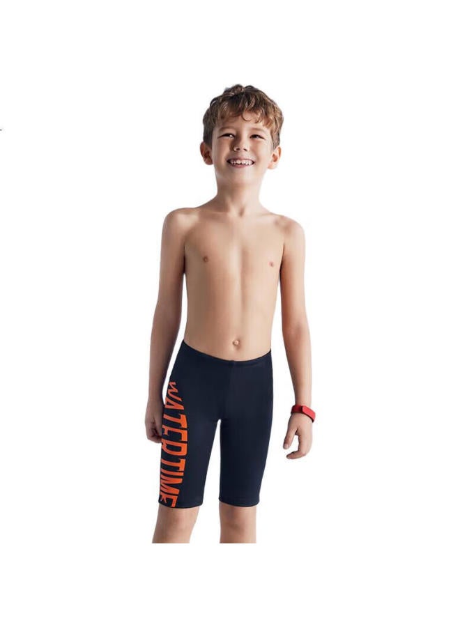 WATERTIME شورت سباحة للأطفال، بطول الركبة، ملابس سباحة احترافية سريعة الجفاف للأولاد، للأولاد الأكبر سناً والمراهقين - Image 3
