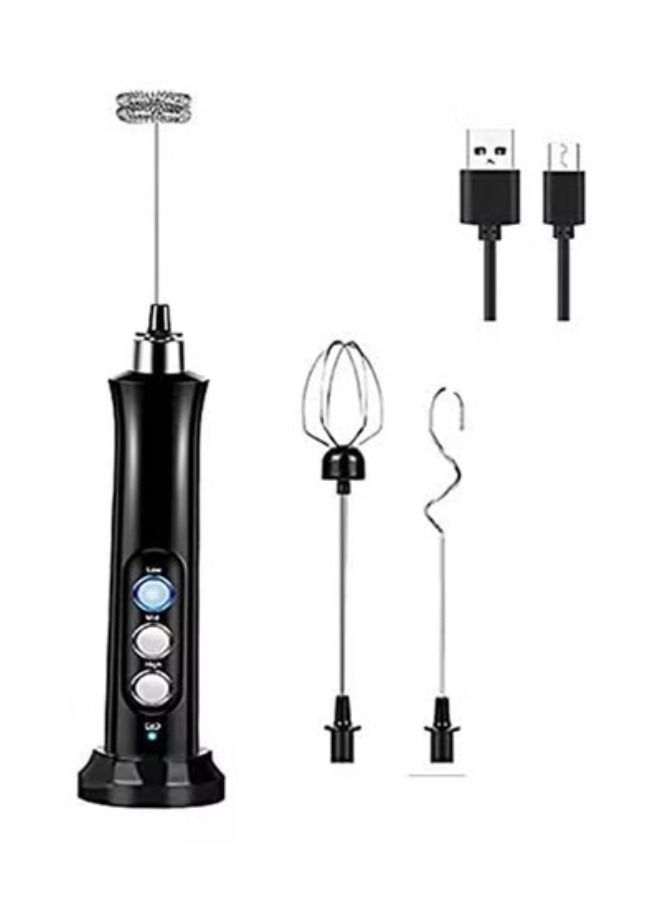 ACLIX Multifunctional Handheld Electric Egg Beater Whisk Black - Image 2