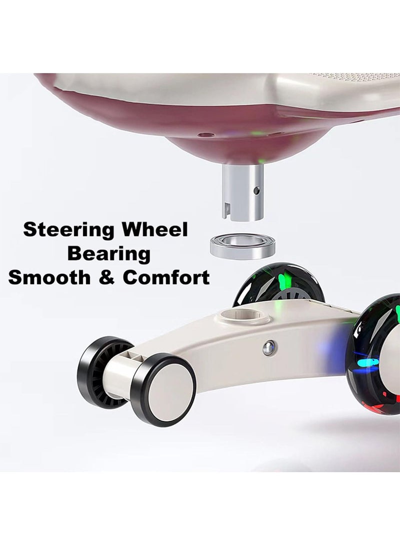 GT-Wheel Kids Twist Swing Car with Double Bearing Lighting Wheel Ultra Strong Heavy Duty Ride On Scooter  - Image 2