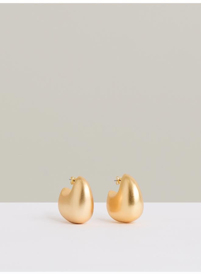 REISS CALLA: Curve Scoop Earrings  - Image 1