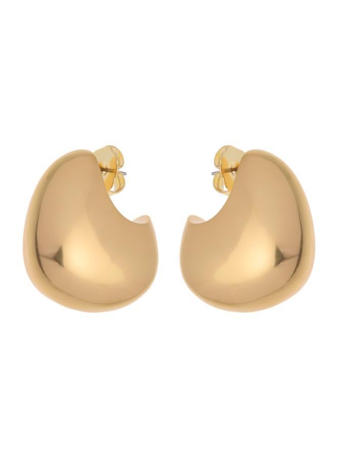 REISS CALLA: Curve Scoop Earrings  - Image 4