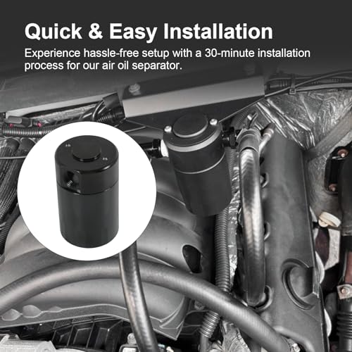 RALZAOTO Oil Catch Can Air Oil Separator Compatible with GMC Sierra 1500 Chevy Silverado 1500 2019-2022, Compatible with GMC Yukon Chevy Tahoe Suburban 2021-2022 Oil Reservoir - Image 5