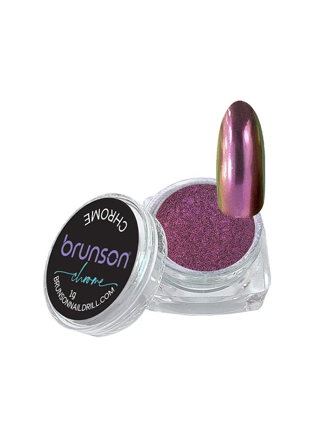 brunson Chrome Mirror Metallic Holographic Effect Art Decoration Manicure Pigment Nail Powder 5D-09E