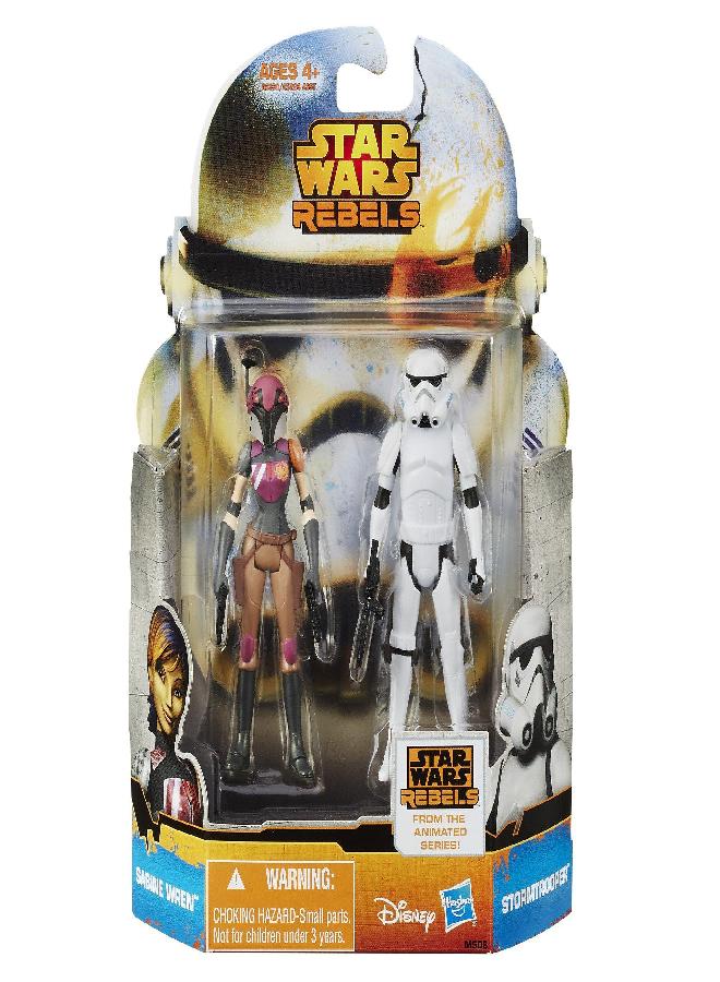STAR WARS Star Wars Mission Series Rebels Sabine and Stormtrooper Action Figure - Image 5