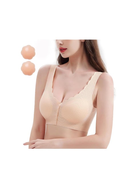 Lamious Front Closure Bra, Lily Zero Feel Lace Full Coverage Front Closure Bra, Lily Bras Front Close for Women