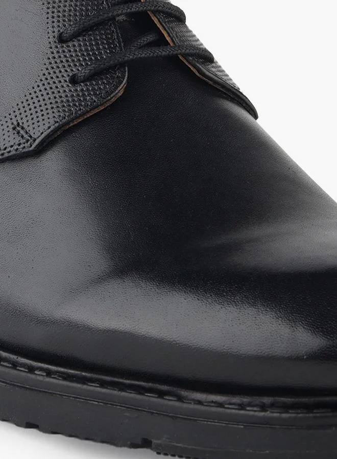 DUCHINI BLACK Men Lace-Up Derby Shoes for Men | Best Price UAE