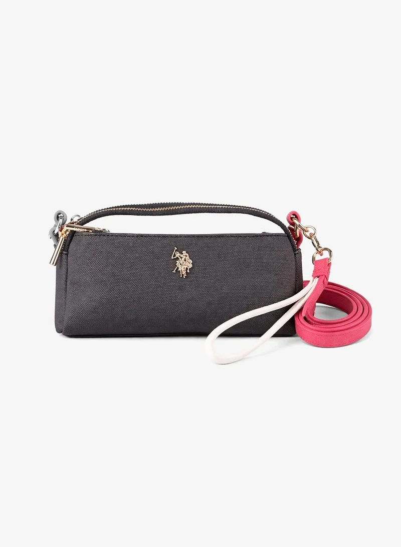 U.S. Polo Assn. Women's Crossbody Bag, Ladies Shoulder Bag Handbag for Ladies Travel Bag for Girls Navy white Red
