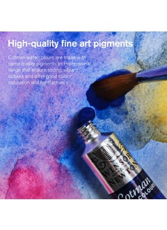 WINSOR & NEWTON Winsor & Newton Cotman 21ml Water Colour Tube - Raw Umber  - Image 3